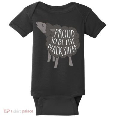 Proud To Be The Black Sheep Baby Bodysuit