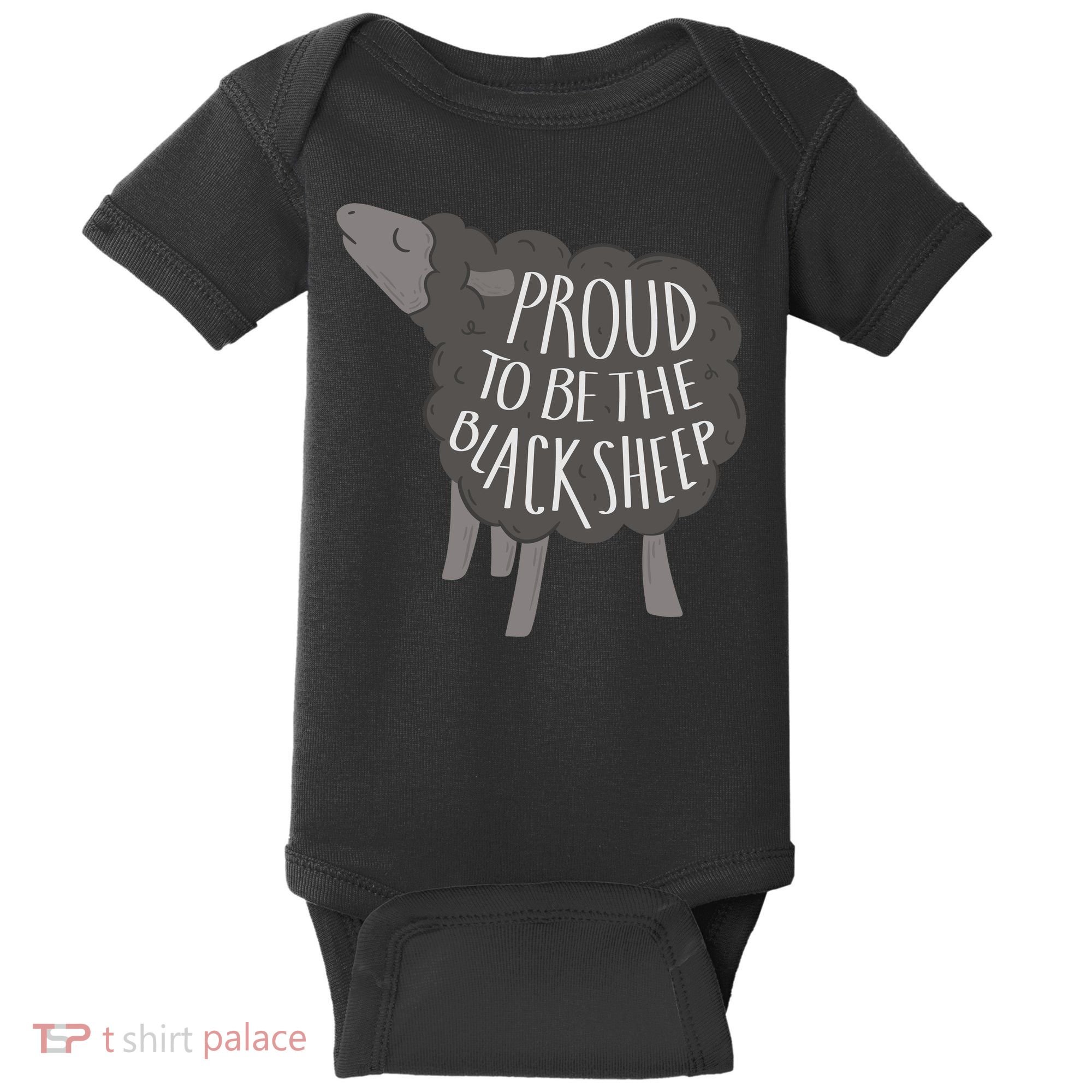Proud To Be The Black Sheep Baby Bodysuit