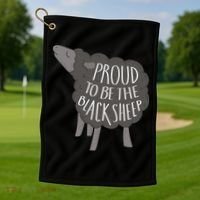 Proud To Be The Black Sheep Golf Towel thumb 1