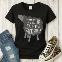 Proud To Be The Black Sheep Women's T-Shirt thumb 3