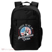 Proud To Be An Independent Voter Think For Myself Backpack thumb 0