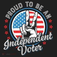 Proud To Be An Independent Voter Think For Myself Tumbler thumb 3