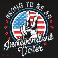 Proud To Be An Independent Voter Think For Myself Ornament thumb 1