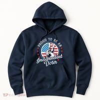 Proud To Be An Independent Voter Think For Myself Hoodie thumb 0
