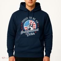 Proud To Be An Independent Voter Think For Myself Hoodie thumb 2