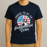 Proud To Be An Independent Voter Think For Myself T-Shirt thumb 3