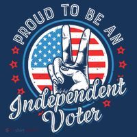 Proud To Be An Independent Voter Think For Myself Women's Hoodie thumb 2