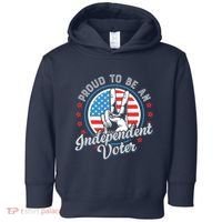 Proud To Be An Independent Voter Think For Myself Toddler Hoodie thumb 0