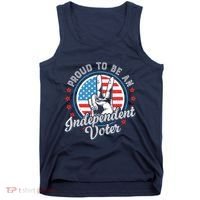 Proud To Be An Independent Voter Think For Myself Tank Top thumb 0