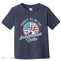 Proud To Be An Independent Voter Think For Myself Toddler T-Shirt thumb 0
