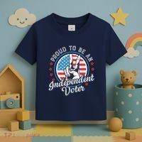 Proud To Be An Independent Voter Think For Myself Toddler T-Shirt thumb 3