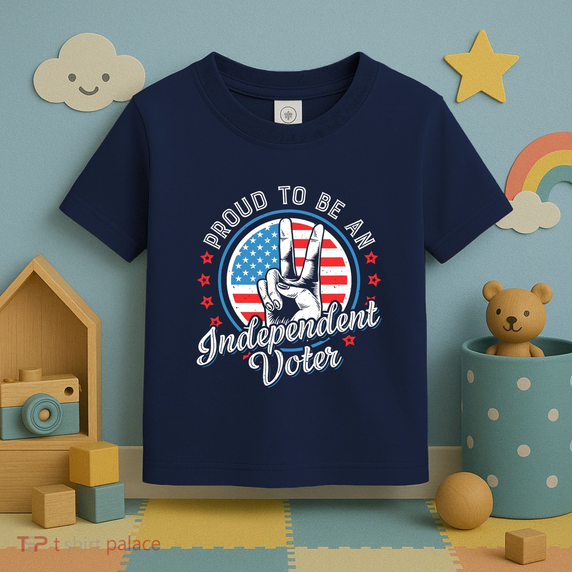Proud To Be An Independent Voter Think For Myself Toddler T-Shirt