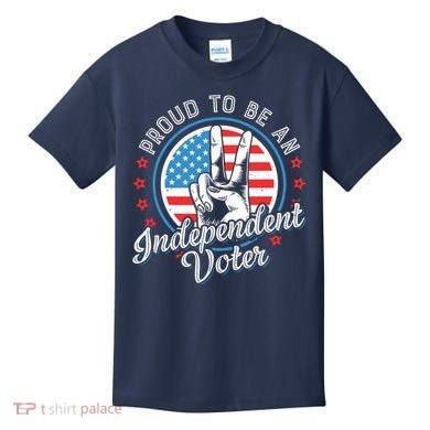 Proud To Be An Independent Voter Think For Myself Kids T-Shirt