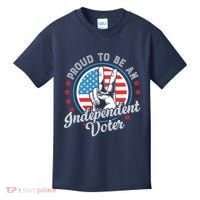 Proud To Be An Independent Voter Think For Myself Kids T-Shirt thumb 0