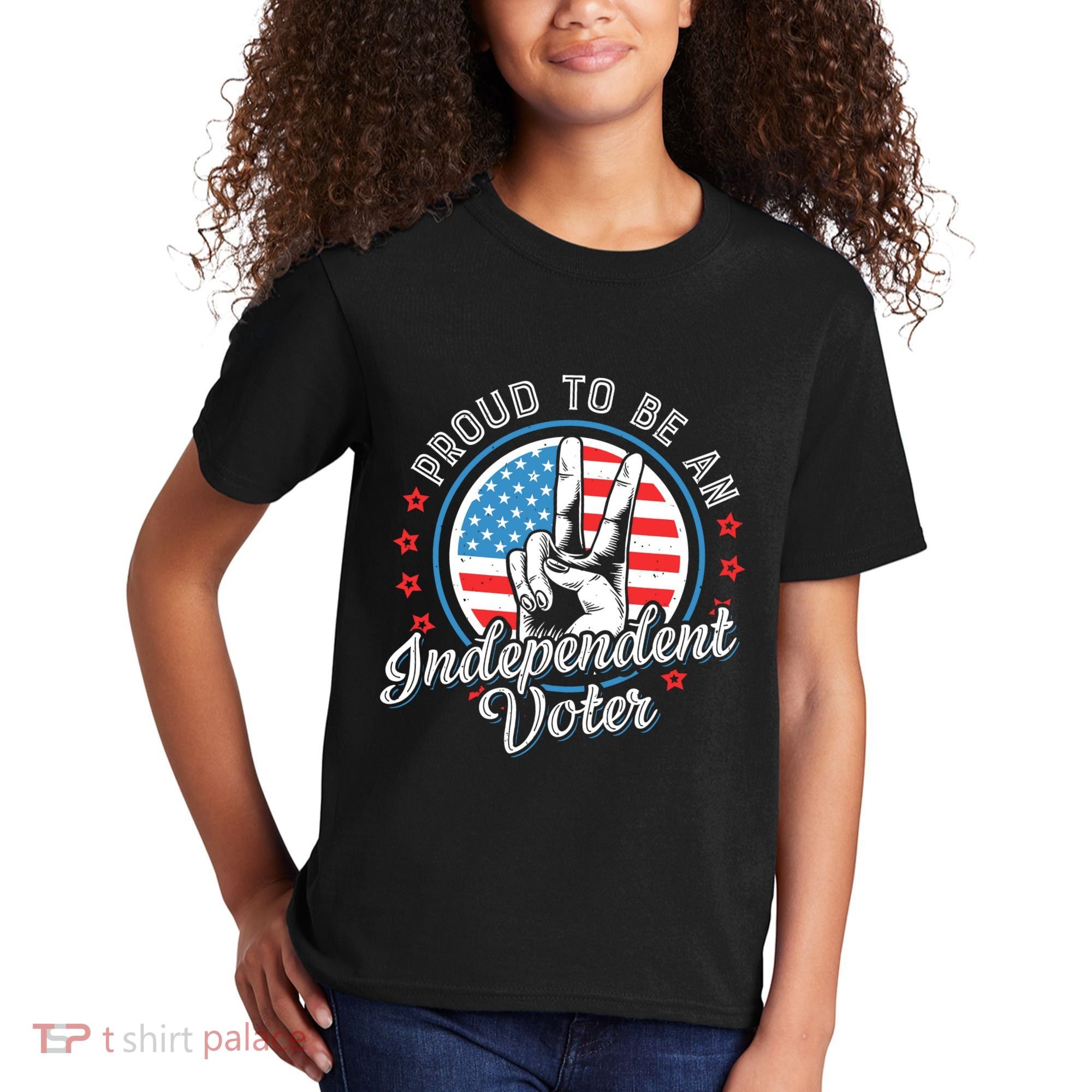 Proud To Be An Independent Voter Think For Myself Kids T-Shirt