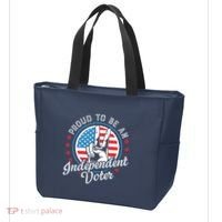 Proud To Be An Independent Voter Think For Myself Tote Bag thumb 3