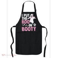 Put The Boo In Booty Funny Halloween Ghost Lover Joke Fan Apron thumb 0
