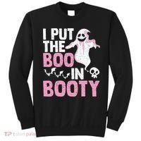 Put The Boo In Booty Funny Halloween Ghost Lover Joke Fan Sweatshirt thumb 0