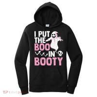 Put The Boo In Booty Funny Halloween Ghost Lover Joke Fan Women's Hoodie thumb 0
