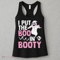 Put The Boo In Booty Funny Halloween Ghost Lover Joke Fan Women's Tank Top thumb 3