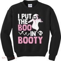 Put The Boo In Booty Funny Halloween Ghost Lover Joke Fan Kids Sweatshirt thumb 0
