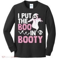 Put The Boo In Booty Funny Halloween Ghost Lover Joke Fan Kids Long Sleeve Shirt thumb 0