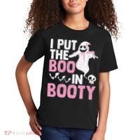 Put The Boo In Booty Funny Halloween Ghost Lover Joke Fan Kids T-Shirt thumb 2