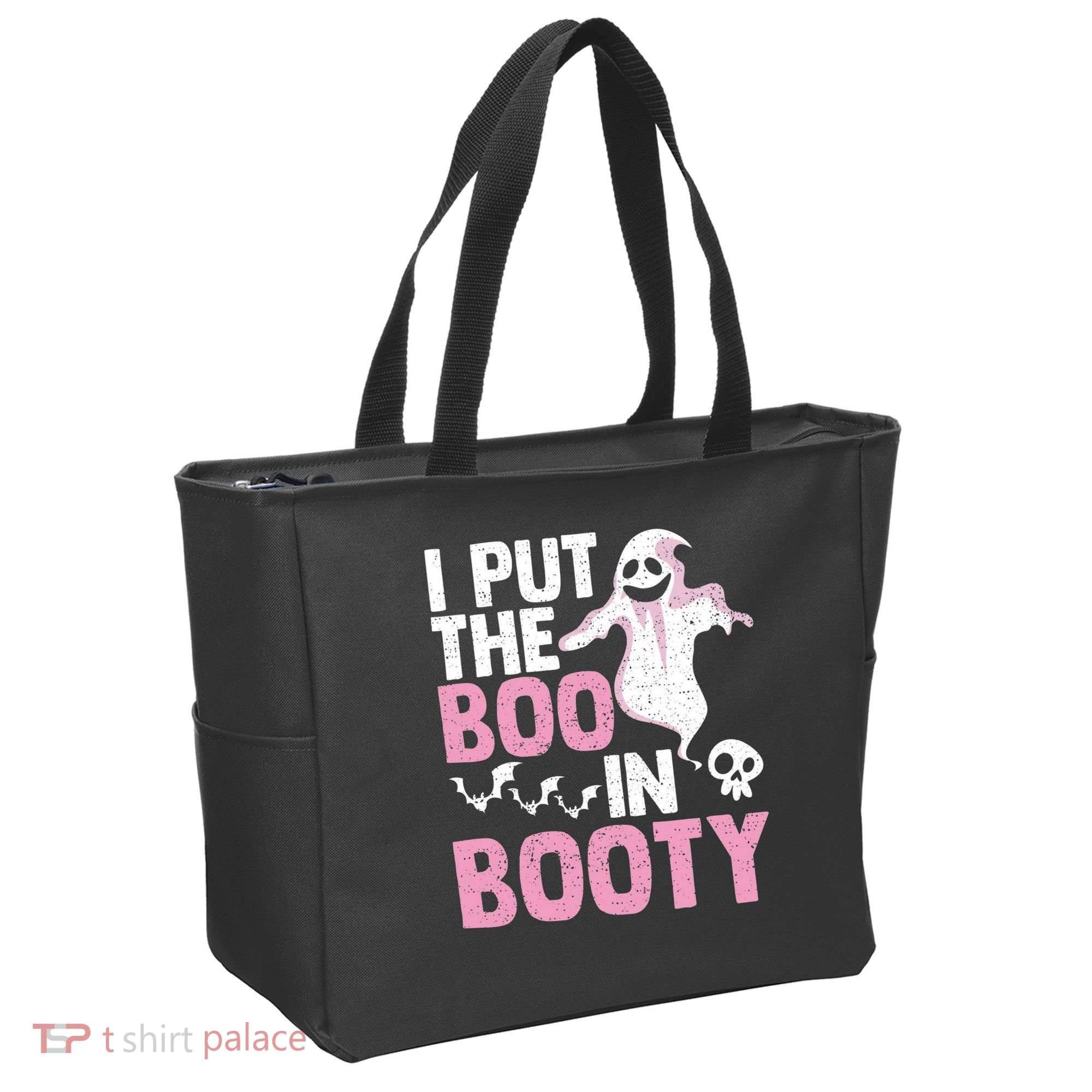 Put The Boo In Booty Funny Halloween Ghost Lover Joke Fan Tote Bag