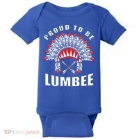 Proud To Be Lumbee Native American Lumbee Tribe Gift Baby Bodysuit thumb 0