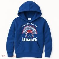 Proud To Be Lumbee Native American Lumbee Tribe Gift Kids Hoodie thumb 0