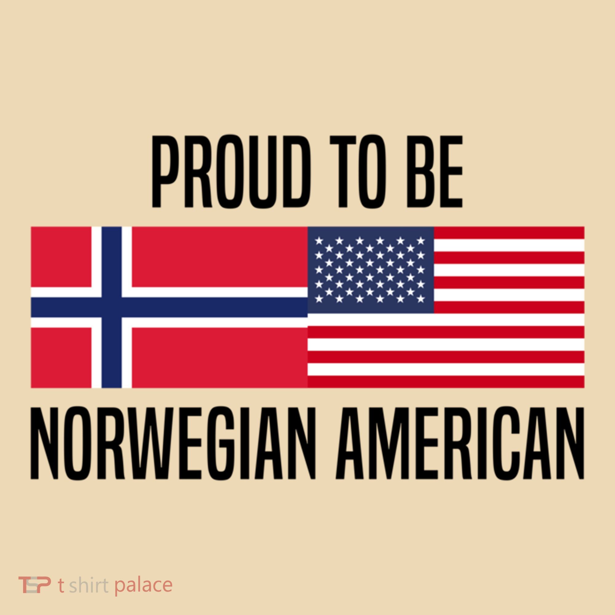 Proud To Be Norwegian American Cool Gift Tote Bag