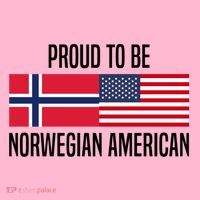 Proud To Be Norwegian American Cool Gift Coaster thumb 2