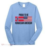 Proud To Be Norwegian American Cool Gift Long Sleeve Shirt thumb 0