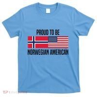 Proud To Be Norwegian American Cool Gift T-Shirt thumb 0