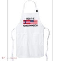 Proud To Be Norwegian American Cool Gift Apron thumb 0