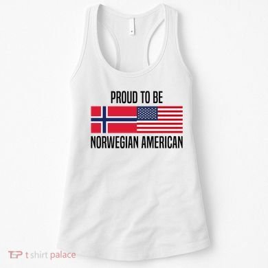 Proud To Be Norwegian American Cool Gift Women's Tank Top