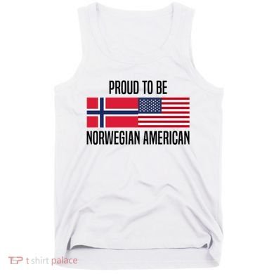 Proud To Be Norwegian American Cool Gift Tank Top