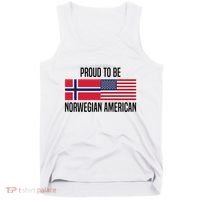 Proud To Be Norwegian American Cool Gift Tank Top thumb 0