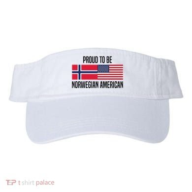 Proud To Be Norwegian American Cool Gift Visor