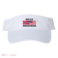 Proud To Be Norwegian American Cool Gift Visor thumb 0