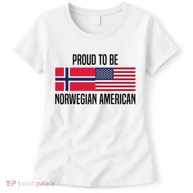 Proud To Be Norwegian American Cool Gift Women's T-Shirt