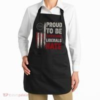 Proud To Be Everything Liberals Hate 1776 Flag Apron thumb 2