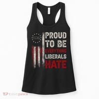 Proud To Be Everything Liberals Hate 1776 Flag Women's Tank Top thumb 0