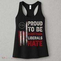 Proud To Be Everything Liberals Hate 1776 Flag Women's Tank Top thumb 3