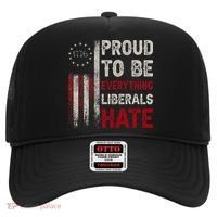 Proud To Be Everything Liberals Hate 1776 Flag Hat thumb 0