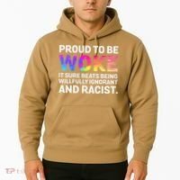 Proud To Be Woke It Sure Beats Being Willfully Ignorant Hoodie thumb 2