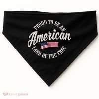 Proud To Be An American Gift USA-Made Doggie Bandana thumb 0