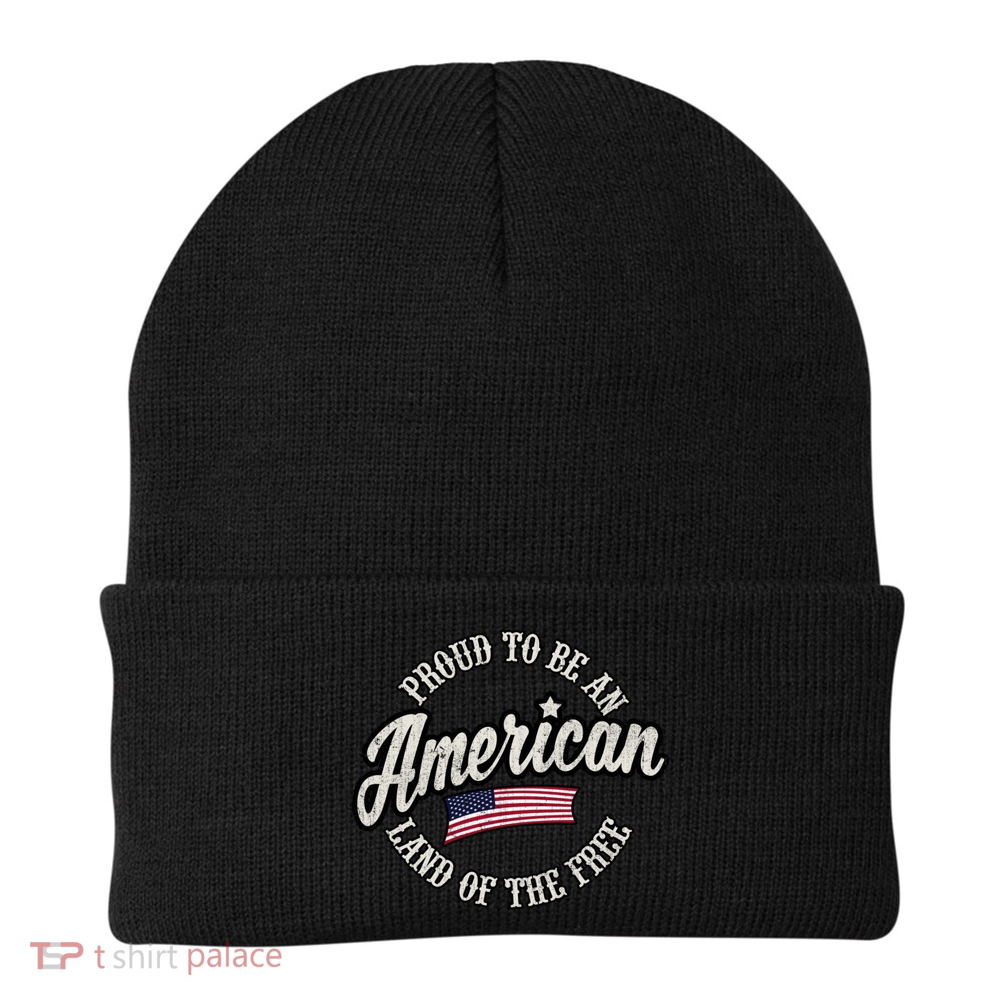 Proud To Be An American Gift Beanie