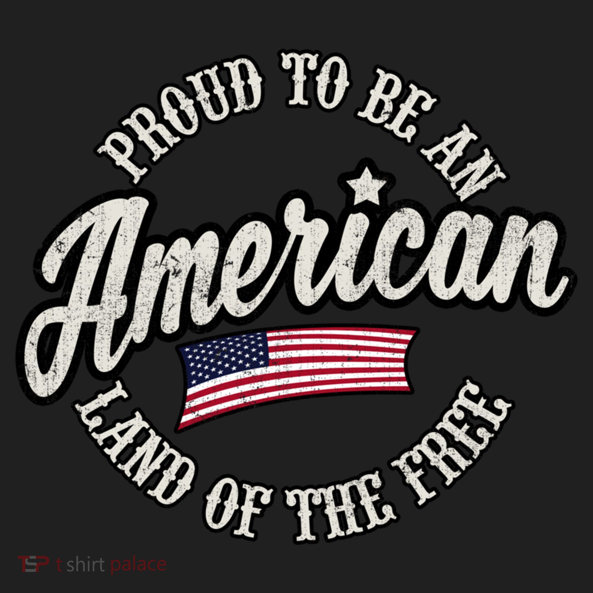 Proud To Be An American Gift Golf Towel