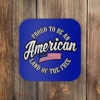 Proud To Be An American Gift Coaster thumb 0